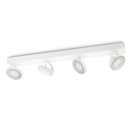 Philips 53174/31/16 - LED Spotlight MYLIVING CLOCKWORK 4xLED/4W/230V