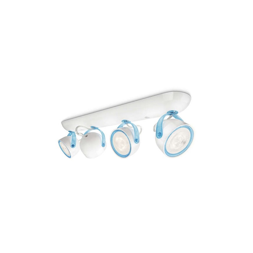 Philips 53234/35/16 - LED Spotlight MYLIVING DYNA 4xLED/3W/230V