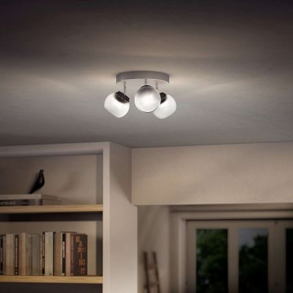 Philips 53323/17/16 - LED Spotlight BALLA 3xLED/4W/230V
