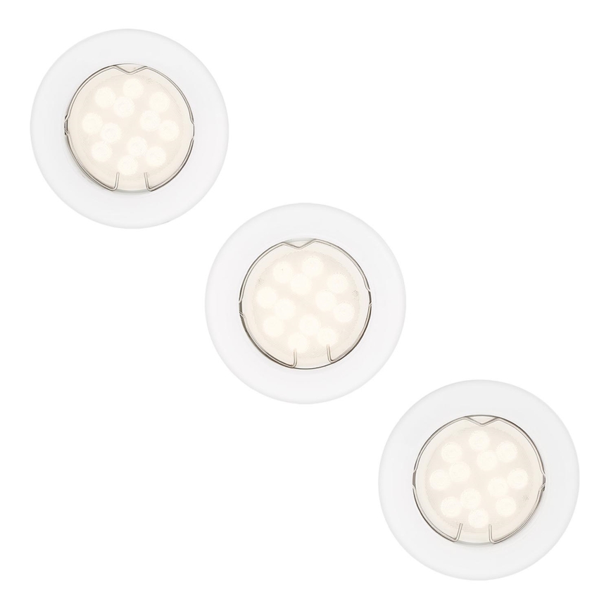 Philips 59143/31/PN - SET 3x Badezimmerleuchte LUNAR 3xGU10/5W/230V