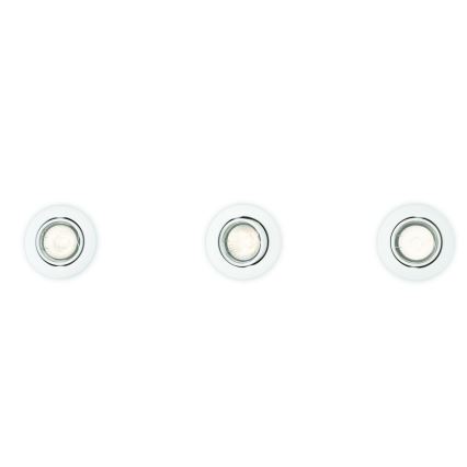 Philips 59243/31/E7 - 3er SET Einbauleuchte ENIF 3xGU10/50W/230V