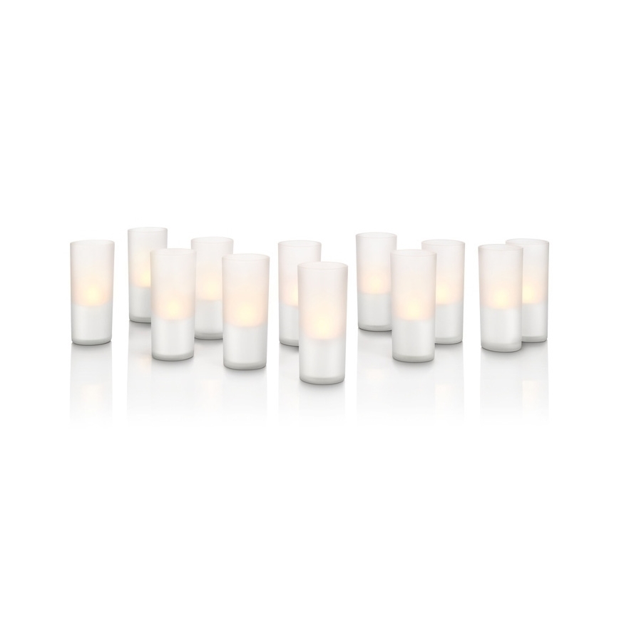 Philips 69133/60/PH - Dekoration LED Kerzen CANDLE LIGHTS (12 Stück Satz) 1xLED/1W/230V