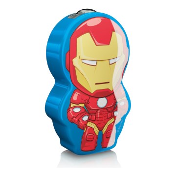 Philips 71767/35/16 - LED-Kinder-Taschenlampe DISNEY IRON MAN 1xLED/0,3W/2xAAA