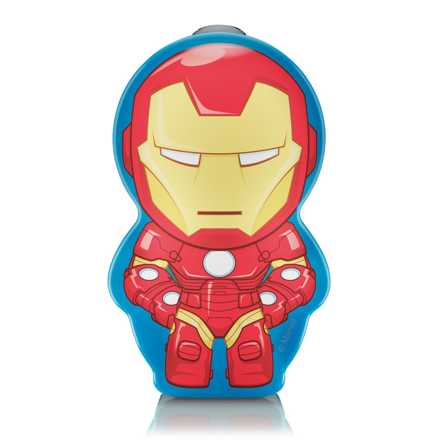 Philips 71767/35/16 - Kinder Taschenlampe DISNEY IRON MAN LED/0,3W/2xAAA