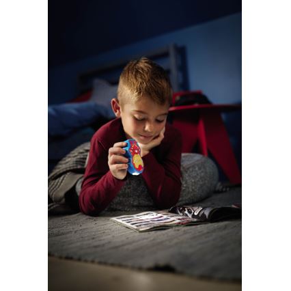 Philips 71767/35/16 - Kinder Taschenlampe DISNEY IRON MAN 1xLED/0,3W/2xAAA