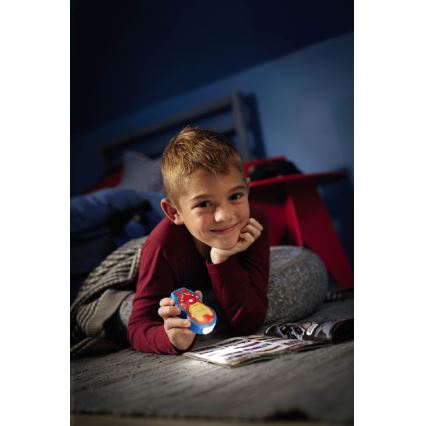 Philips 71767/35/16 - Kinder Taschenlampe DISNEY IRON MAN 1xLED/0,3W/2xAAA