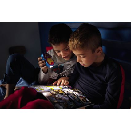 Philips 71767/35/16 - Kinder Taschenlampe DISNEY IRON MAN 1xLED/0,3W/2xAAA