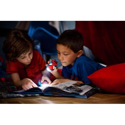 Philips 71767/40/16 - LED-Kinder-Taschenlampe MARVEL SPIDER-MAN 1xLED/0,3W/2xAAA