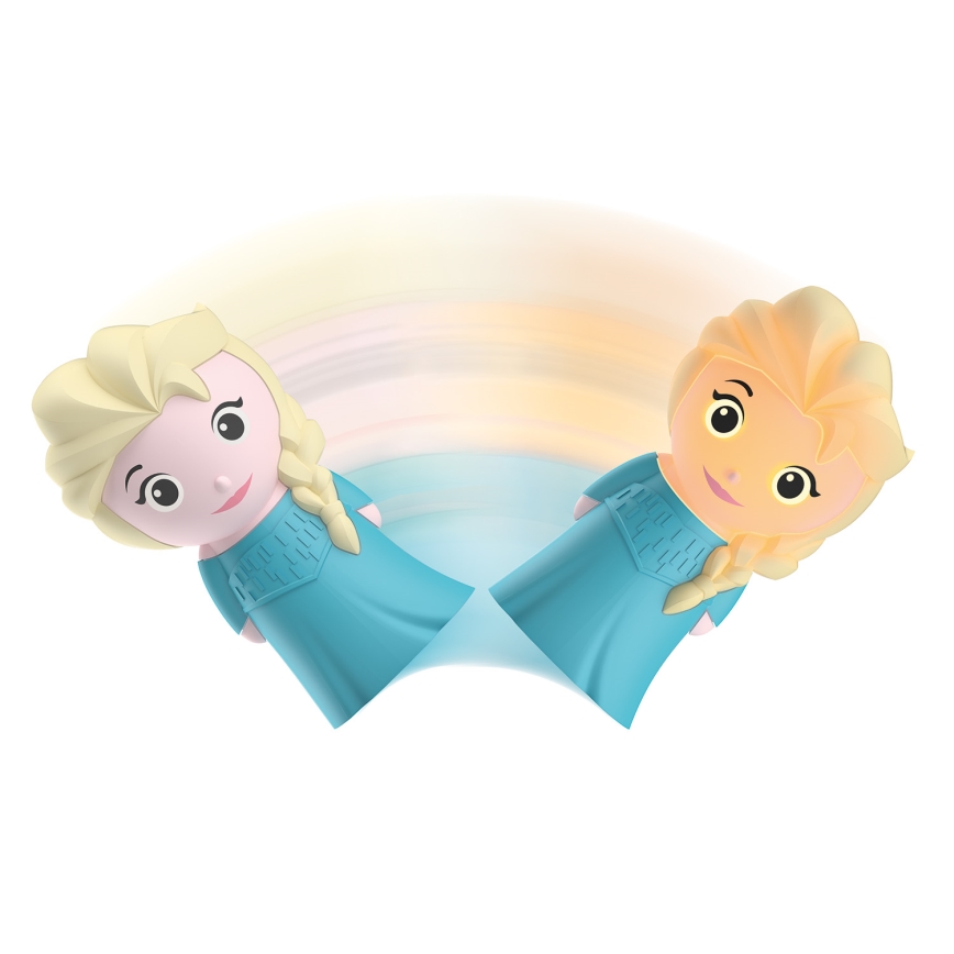 Philips 71768/03/16 - Kinderleuchte DISNEY ELSA LED/2xAAA
