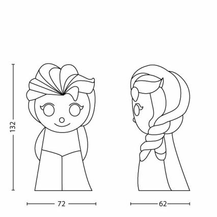 Kinderleuchte LED/2xAAA