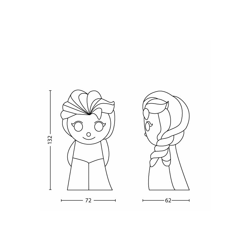 Kinderleuchte LED/2xAAA