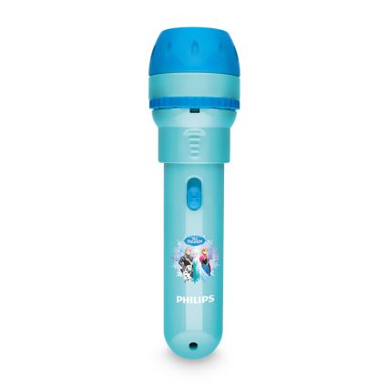 Philips 71788/08/16 - LED dětská lampa FROZEN 1xLED/3xLR44 projektor