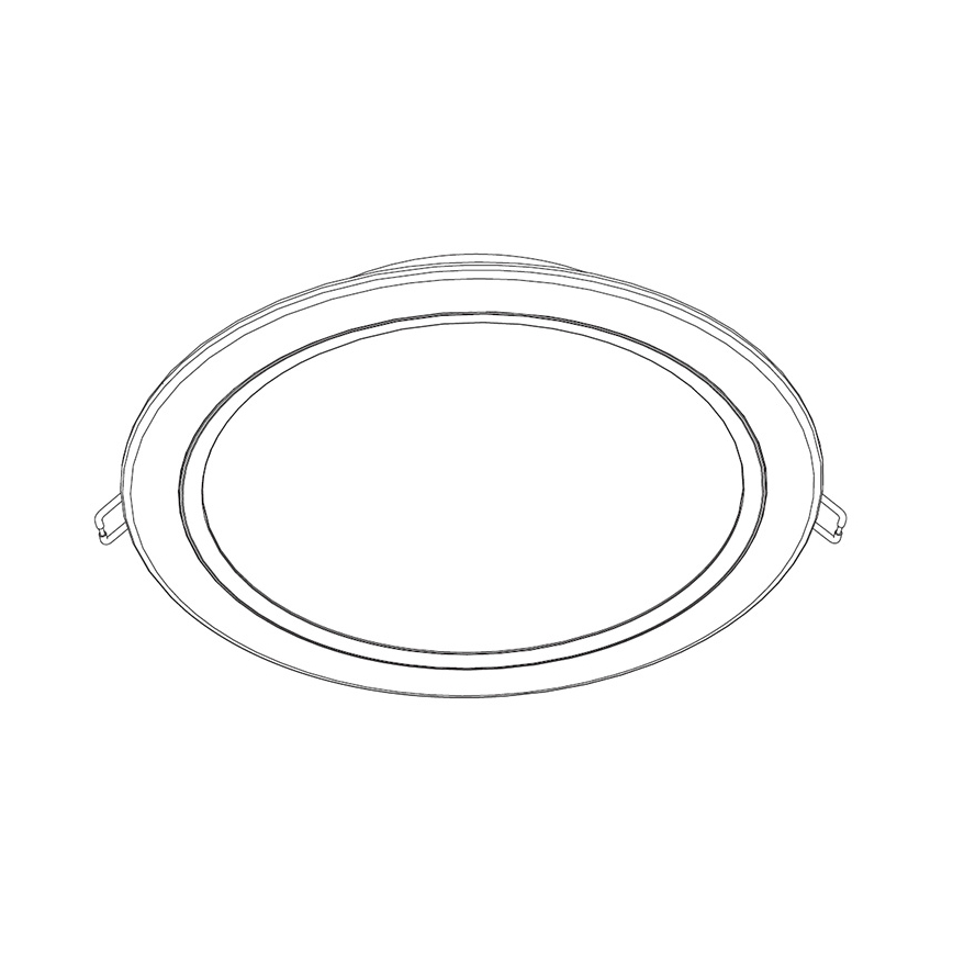 Philips 80088/17/16 - LED Einbauleuchte RASTABAN 1xLED/20W/230V