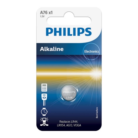 Philips A76/01B - Alkali-Knopfzelle MINICELLS 1,5V