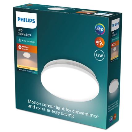 Philips - LED Deckenleuchte mit Sensor ACUNA LED/12W/230V 2700K