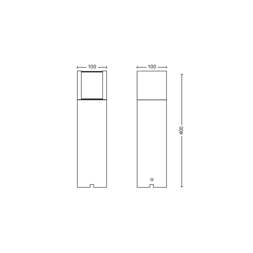 Philips - LED Außenleuchte LED/6W/12V 2700K IP44