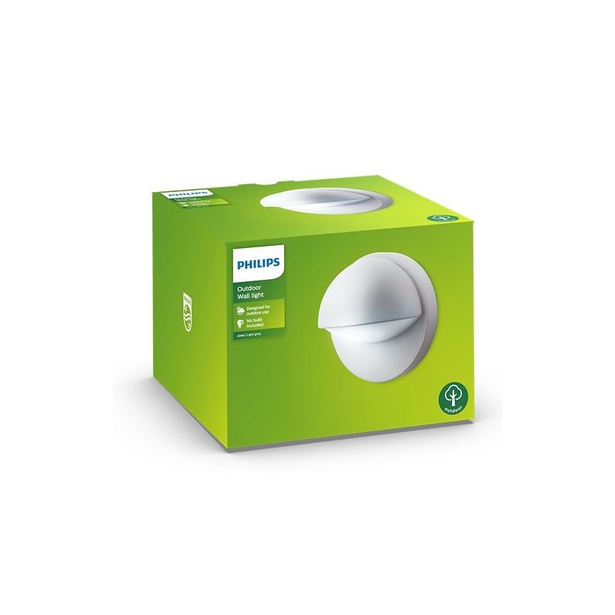 Philips - Außenwandbeleuchtung JUNE 1xE27/12W/230V IP44
