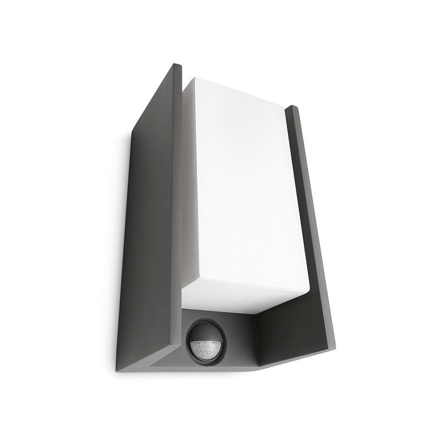 Philips - Außenwandleuchte mit Sensor BRIDGE 1xE27/15W/230V IP44