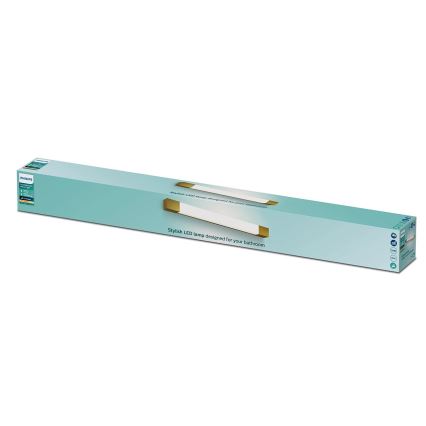 Philips - Badezimmer-Spiegelbeleuchtung ROVER LED/10W/230V IP44 Messing