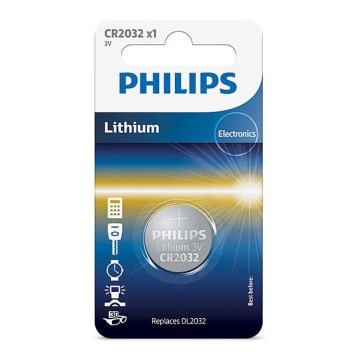 Philips CR2032/01B - Lithium Knopfzelle CR2032 MINICELLS 3V 240mAh