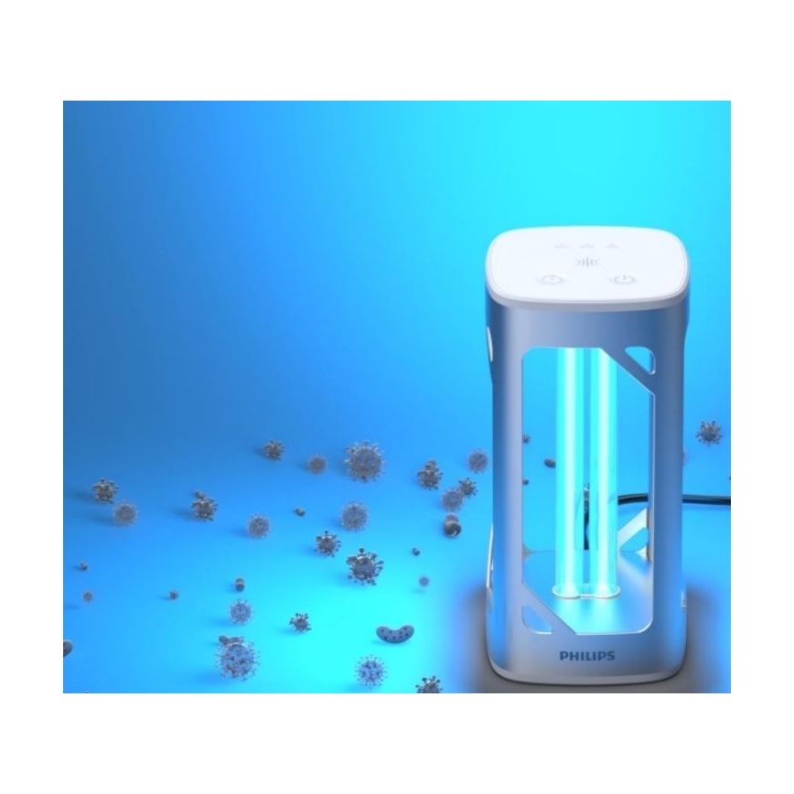 Philips - Desinfektions-Keimtötungslampe mit Sensor UV-C/24W/230V