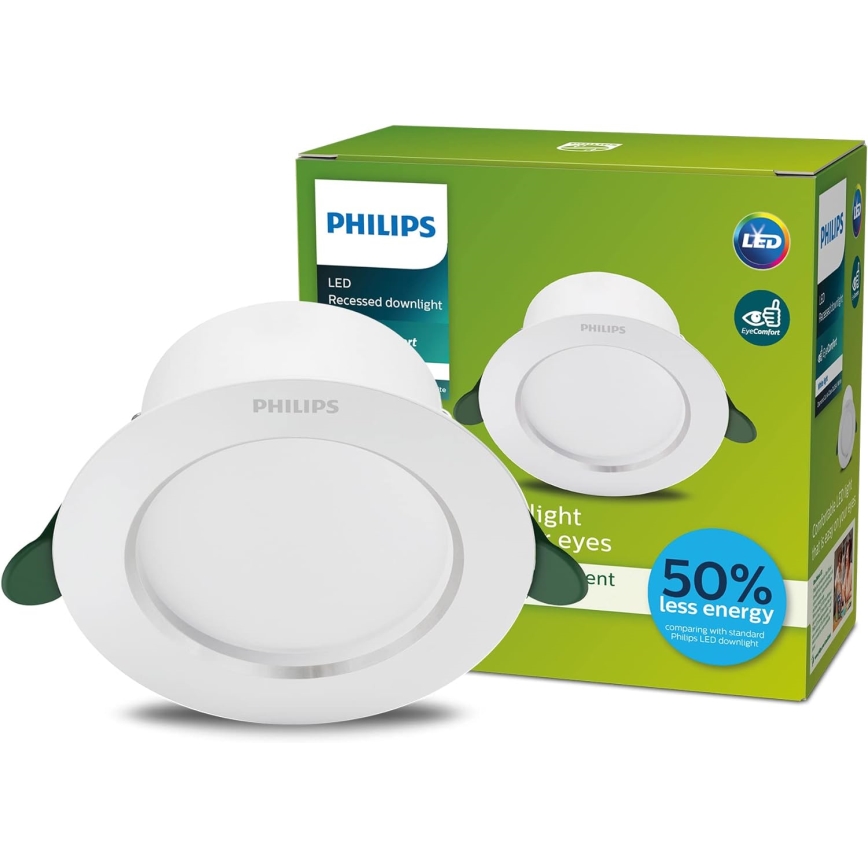 Philips - LED Einbauleuchte LED/6,5W/230V 3000K