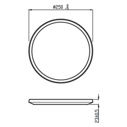 Philips - Dimmbare LED-Außenleuchte SUPERSLIM SCENE SWITCH LED/15W/230V IP54 schwarz