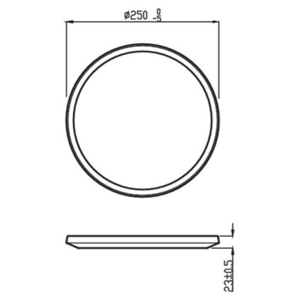 Philips - Dimmbare LED-Außenleuchte SUPERSLIM SCENE SWITCH LED/15W/230V IP54 weiß