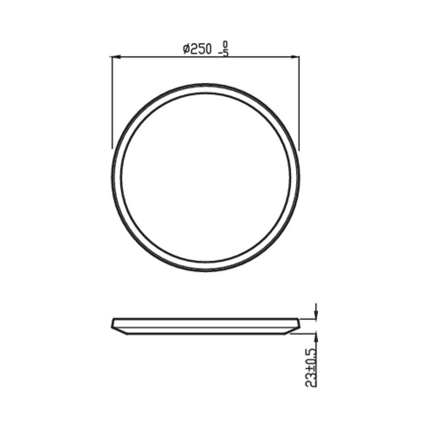 Philips - Dimmbare LED-Außenleuchte SUPERSLIM SCENE SWITCH LED/15W/230V IP54 weiß