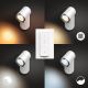 Philips - dimmbare LED Badezimmerbeleuchtung Hue ADORE 1xGU10/5W/230V IP44 + Fernbedienung