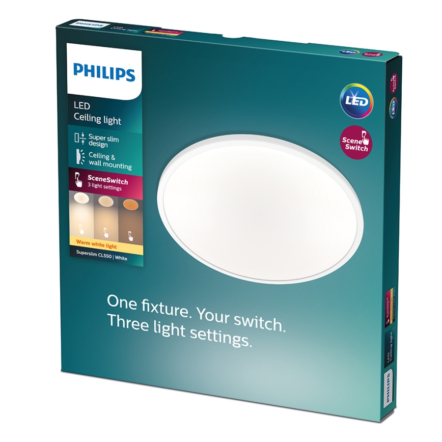 Philips - Dimmbare LED-Deckenleuchte LED/15W/230V 2700K