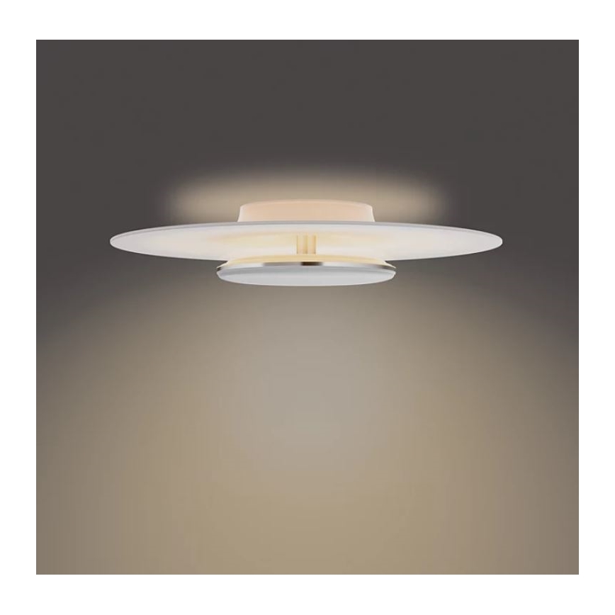 Philips- Dimmbare LED-Deckenleuchte SCENE SWITCH LED/40W/230V 2700K silbern