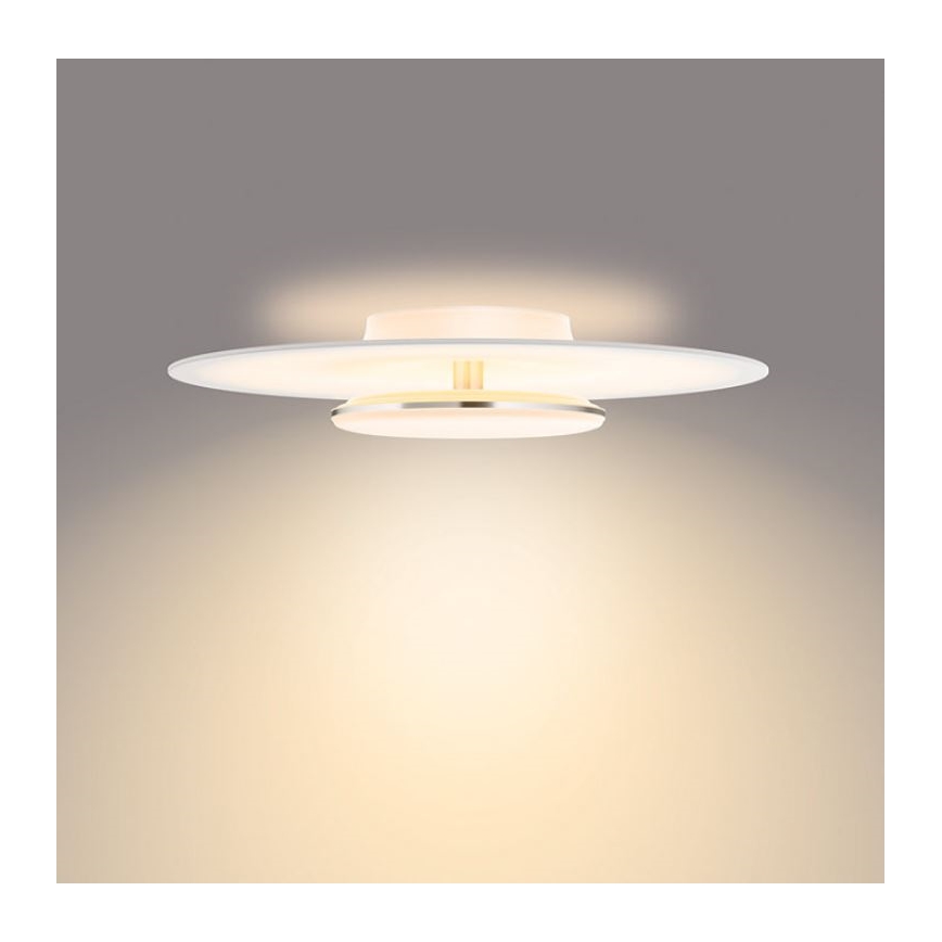 Philips- Dimmbare LED-Deckenleuchte SCENE SWITCH LED/40W/230V 2700K silbern