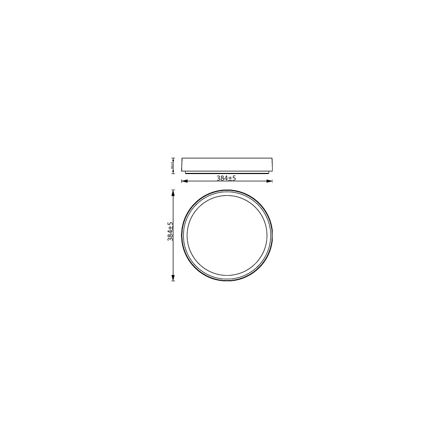 Philips - Dimmbare LED-Deckenleuchte HANNO LED/24W/230V 2700K weiß