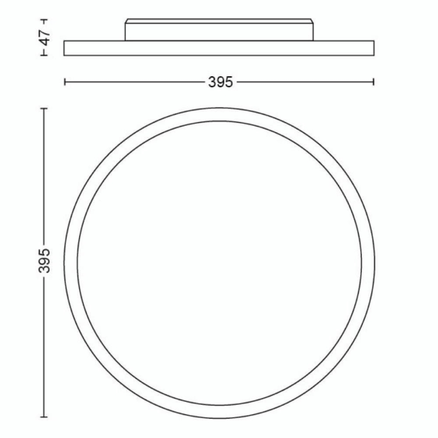 Philips - Dimmbare LED-Deckenleuchte Hue LED/19W/230V 2200-6500K + Fernbedienung