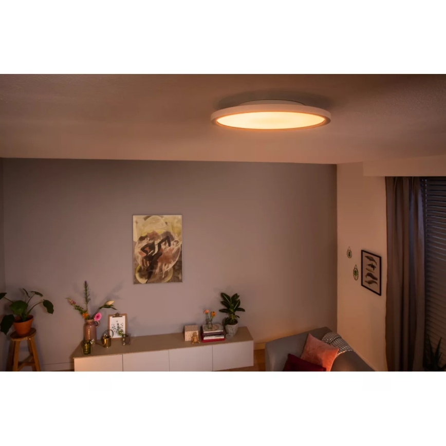 Philips - LED dimmbare Deckenleuchte Hue AURELLE LED/21W/230V 2200-6500K Ø 39,5 cm weiß