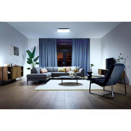 Philips - dimmbare LED-Deckenleuchte Hue AURELLE LED/39W/230V 2200-6500K 60x60 cm weiß