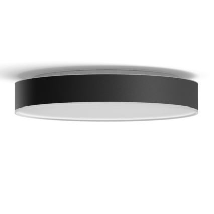 Philips - Dimmbare LED-Deckenleuchte Hue LED/33,5W/230V 2200-6500K d 425 mm schwarz + Fernbedienung