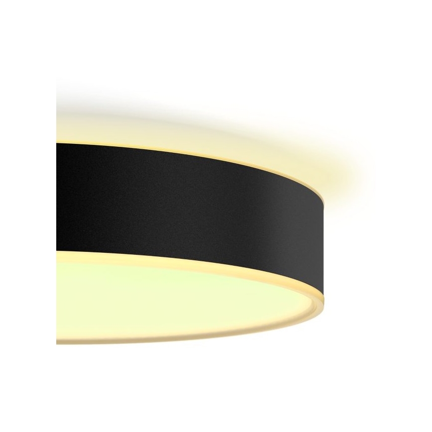 Philips - Dimmbare LED-Deckenleuchte Hue LED/33,5W/230V 2200-6500K d 425 mm schwarz + Fernbedienung