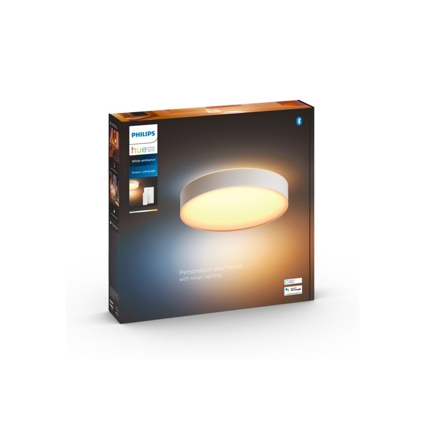 Philips - Dimmbare LED-Deckenleuchte Hue LED/33,5W/230V 2200-6500K d 425 mm weiß + Fernbedienung
