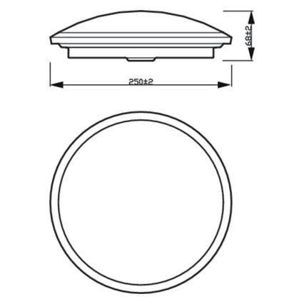 Philips - Dimmbare LED-Deckenleuchte SCENE SWITCH LED/12W/230V