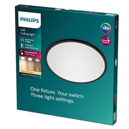 Philips - Dimmbare LED-Deckenleuchte SCENE SWITCH LED/18W/230V