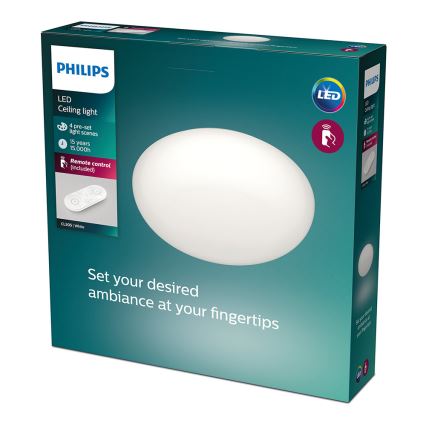 Philips - Dimmbare LED-Deckenleuchte LED/23W/230V + Fernbedienung
