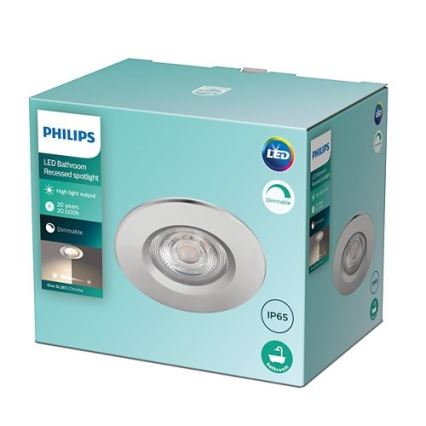 Philips - Dimmbare LED-Einbauleuchte für das Badezimmer DIVE LED/5W/230V IP65