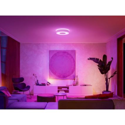 Philips - Dimmbare LED-RGB-Deckenleuchte Hue INFUSE LED/33,5W/230V 2000-6500K d. 381 mm weiß