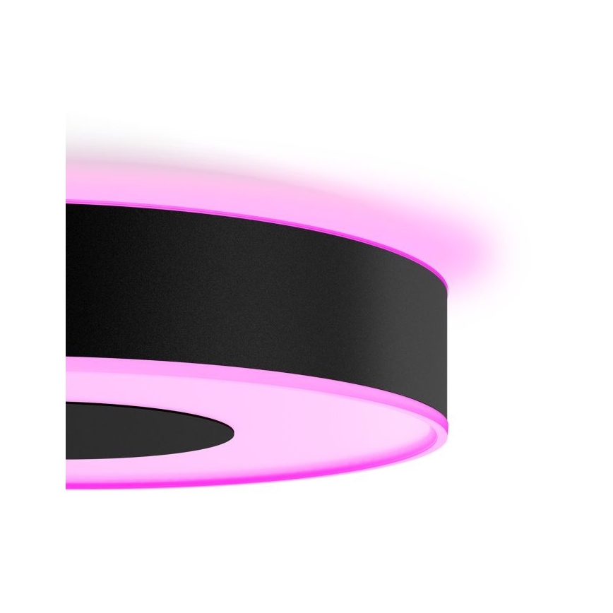 Philips - Dimmbare LED-RGB-Deckenleuchte Hue INFUSE LED/52,5W/230V 2000-6500K d. 425 mm schwarz