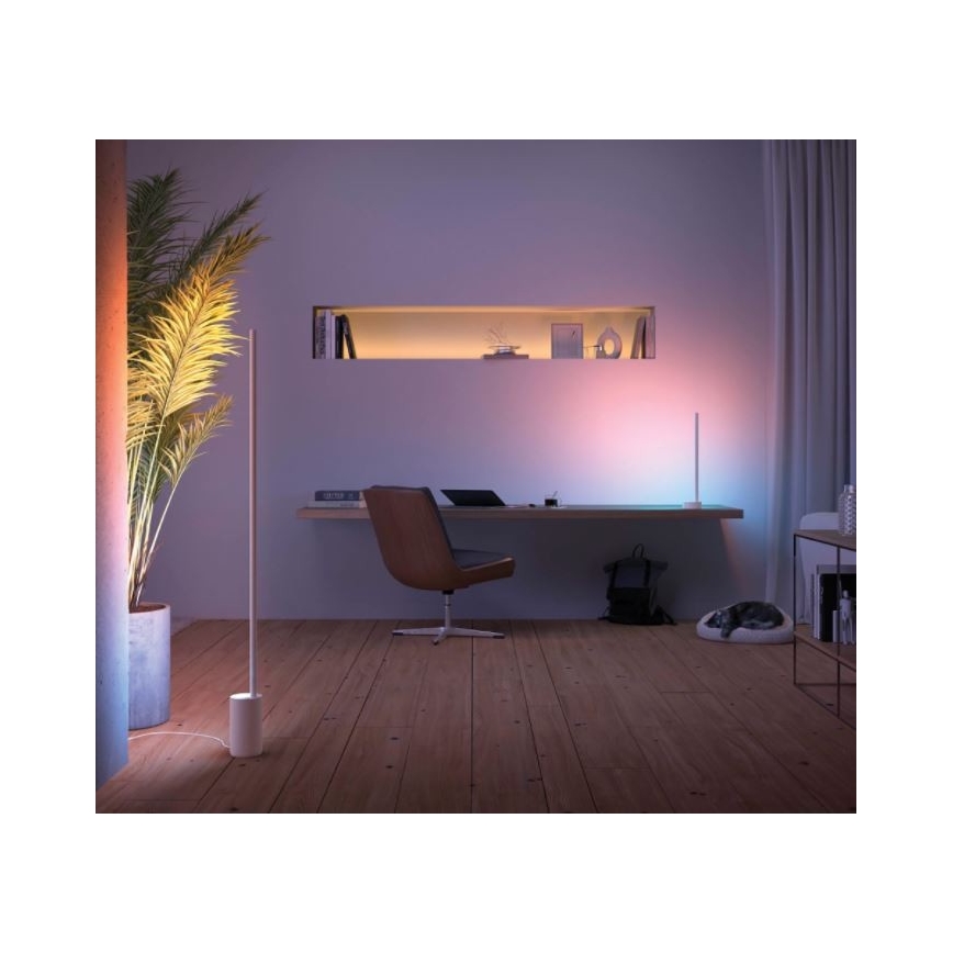 Philips - Dimmbare LED-RGB-Tischleuchte Hue SIGNE LED/12W/230V 2000-6500K weiß