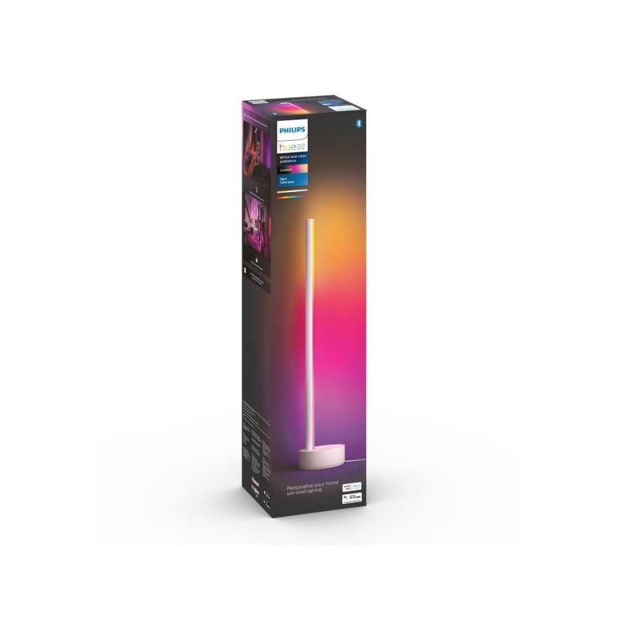 Philips - Dimmbare LED-RGB-Tischleuchte Hue SIGNE LED/12W/230V 2000-6500K weiß