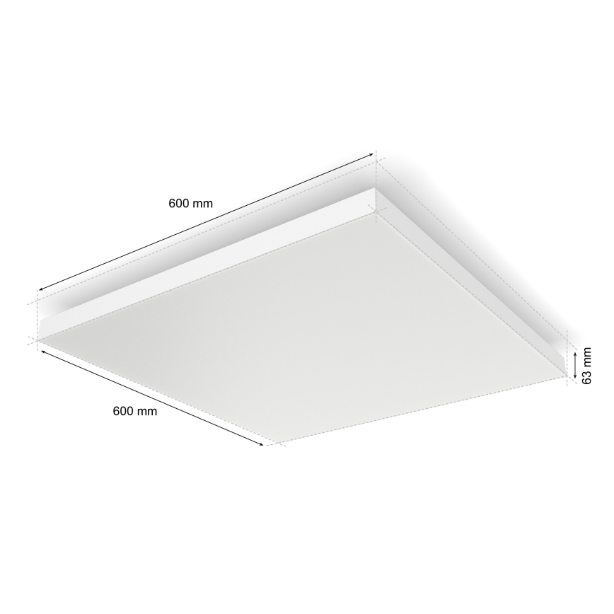 Philips - Dimmbare LED-RGBW-Deckenleuchte Hue DATURA LED/67W/230V 2000-6500K