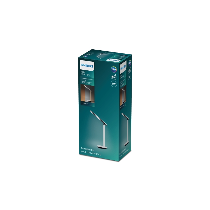 Philips - Dimmbare LED-Tischleuchte mit Touch-Funktion ROCK LED/5W/5V 1800mAh